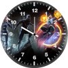 marvel heroes art y9 wall clock