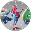 batman spiderman hulk fat 9u wall clock