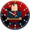 lego superman artwork tn wall clock
