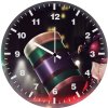 harley quinn assault on arkham asylum py wall clock