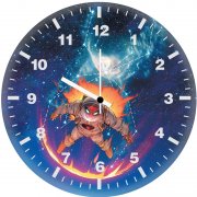 spiderman astronaut suit 6n wall clock