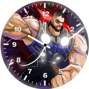 muscular thor cs wall clock
