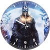 dc bat family 7e wall clock