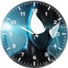 black spider man as wall clock