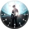 the flash in batcave pv wall clock