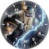 norse god of lightning 32 wall clock