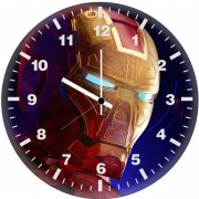 iron man holographic n5 wall clock