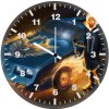 the flaming skull avenger gs wall clock