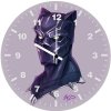 black panther headshot minimalism pz wall clock
