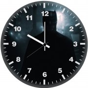 batman in dark p6 wall clock