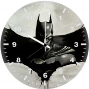 batman logo sketch art 1o wall clock