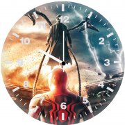 spiderman vs doctor octopus poster 7v wall clock