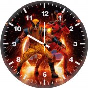 deadpool and wolverine chaotic duo du wall clock