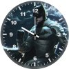 batman robert pattinson 0w wall clock