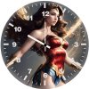 powerful warrior wonder woman 8v wall clock