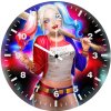 harley quinn cackling chaos ve wall clock