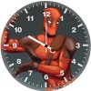 deadpool cartoonic art g8 wall clock