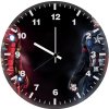 iron man captain america art 83 wall clock
