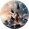 the flash movie extended poster sq wall clock