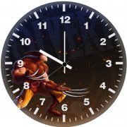 wolverine artwork ra wall clock