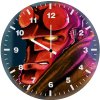 hellboy art uo wall clock