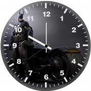 bat man new batbike sz wall clock