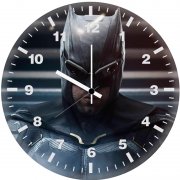 batman in batcave p1 wall clock