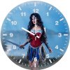 wonder woman cosplay es wall clock