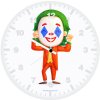 little joker art fl wall clock