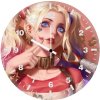 harley quinn 4kart bh wall clock