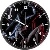 batman dark lighting 0s wall clock
