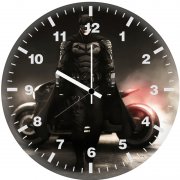 the batman bruce wayne with bike b2 wall clock