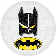 batman illustration n1 wall clock