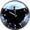 batman in snow moon 7g wall clock