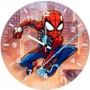 spider man dynamic pose r5 wall clock