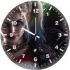 witty and deadly cr wall clock
