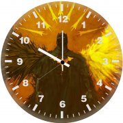 batman between light and darkness 5i wall clock