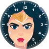 wonder woman digital arts 7i wall clock