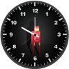 iron man pixel art oe wall clock