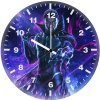 black panther vigilance 5m wall clock
