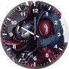 venom vs red spider man tc wall clock