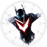 batman bat logo glow vs wall clock