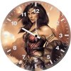 wonder woman digitalart p6 wall clock
