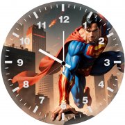 superman resolve ly wall clock