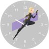 black widowminimal 3k wall clock