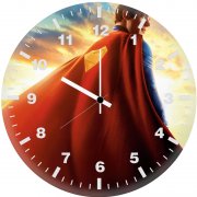 superman international poster td wall clock