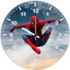 spiderman between the light and the abyss fa wall clock