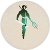 aquaman minimal 8z wall clock