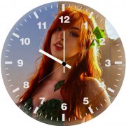 poison ivy pb wall clock