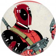 deadpool fan new art jq wall clock